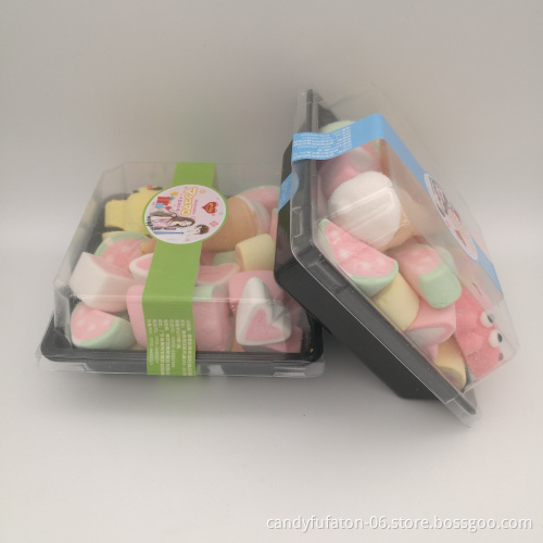 Hot Sell fruit flavored marshmallow confectionery boxes